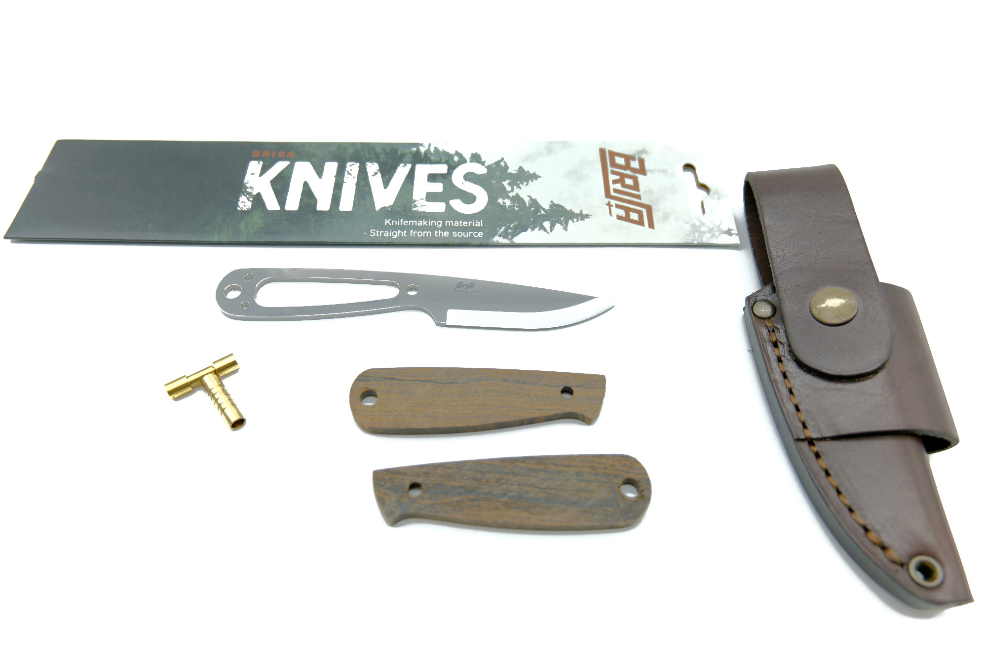 Brisa Necker 70 Kit Outdoor Messer Scandi 12C27 Bocote